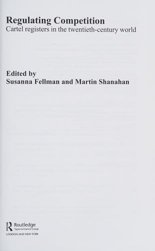 Tapa de Regulating Competition
