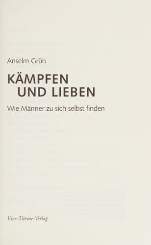 Tapa de Kämpfen und lieben