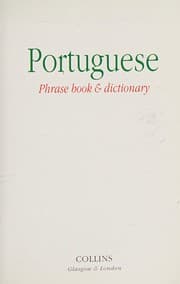 Tapa de Portuguese phrase book & dictionary