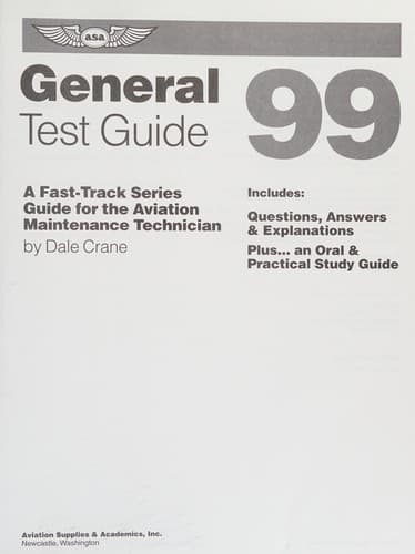 Tapa de General test guide 99