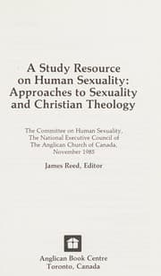 Tapa de Study Resource of Human Sexuality