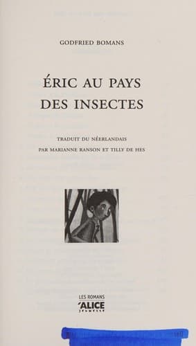 Tapa de Eric au pays des insectes