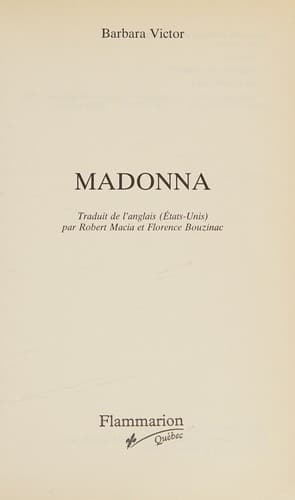 Tapa de Madonna