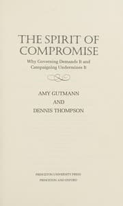 Tapa de The spirit of compromise