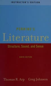 Tapa de Perrine's literature--structure, sound and sense--Ninth edition