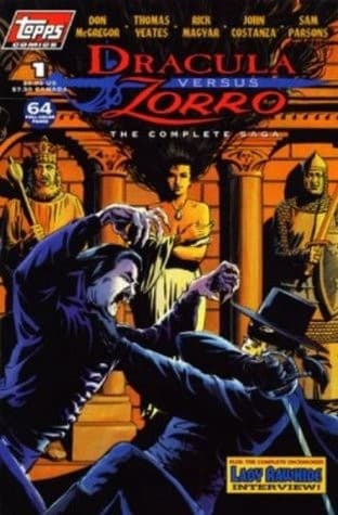 Tapa de Dracula Versus Zorro