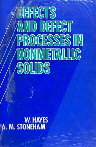 Tapa de Defects and defect processes in nonmetallic solids