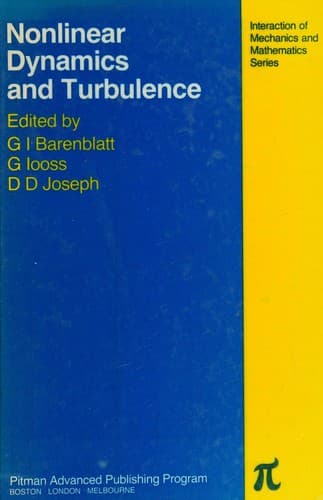 Tapa de Nonlinear dynamics and turbulence