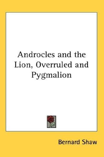 Tapa de Androcles and the Lion, Overruled and Pygmalion