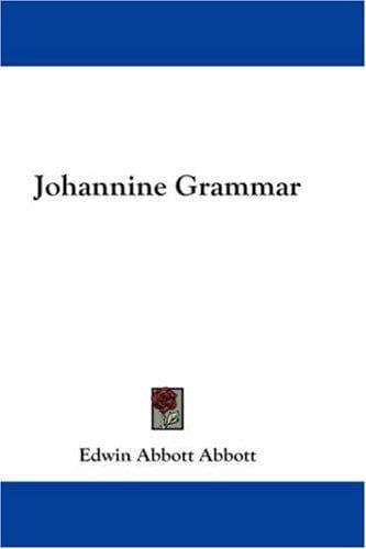 Tapa de Johannine Grammar