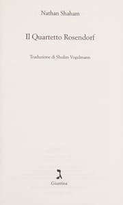 Tapa de Il Quartetto Rosendorf