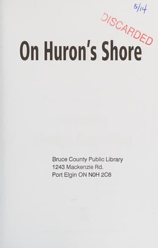 Tapa de On Huron's shore