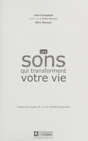 Tapa de Les sons qui transforment votre vie