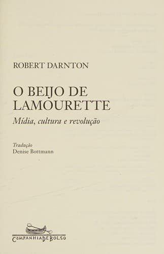 Tapa de O beijo de Lamourette