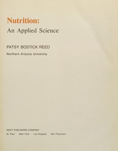 Tapa de Nutrition, an applied science