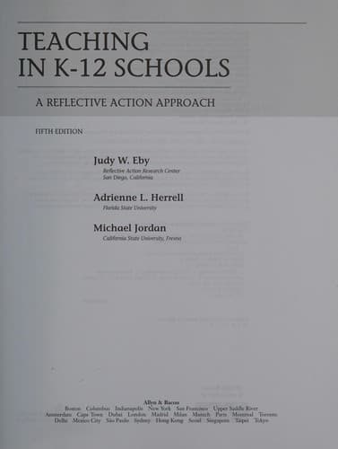 Tapa de Teaching in K-12 schools