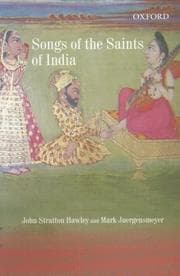 Tapa de Songs of the saints of India