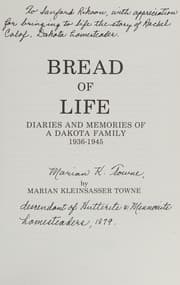 Tapa de Bread of life