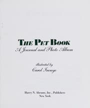 Tapa de The Pet Book