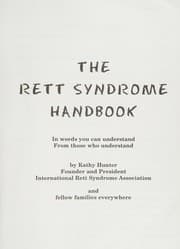 Tapa de The Rett Syndrome handbook