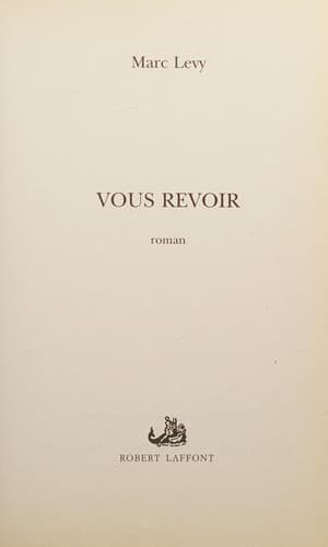 Tapa de Vous revoir