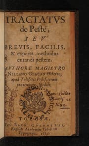 Tapa de Tractatus de peste, seu brevis, facilis, et experta methodus curandi pestem