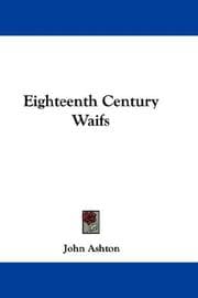 Tapa de Eighteenth Century Waifs