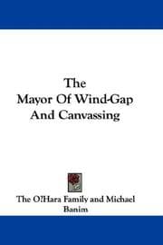 Tapa de The Mayor of Wind-Gap and Canvassing