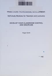 Tapa de Develop Your Classroom Control and Discipline