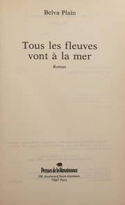 Tapa de Tous les fleuves vont à la mer