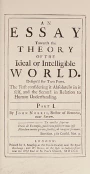 Tapa de An Essay Towards the Theory of the Ideal or Intelligible World