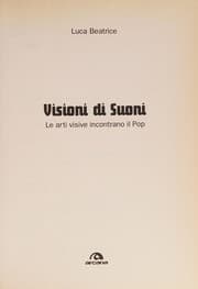 Tapa de Visioni di suoni