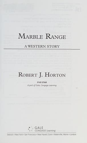 Tapa de Marble range