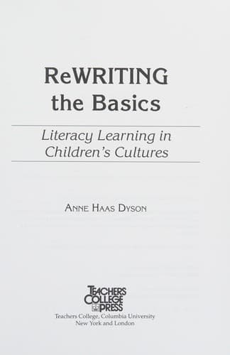 Tapa de Rewriting the Basics
