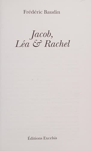 Tapa de Jacob, Léa & Rachel