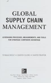 Tapa de Global Supply Chain Management