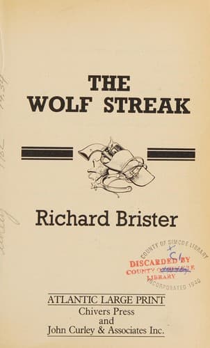 Tapa de The wolf streak