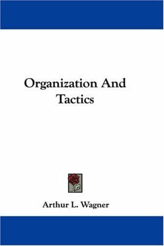 Tapa de Organization And Tactics