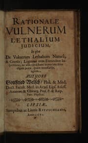 Tapa de Rationale vulnerum lethalium judicium