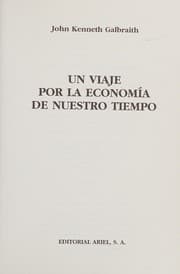 Tapa de Un viaje por la economía de nuestro tiempo