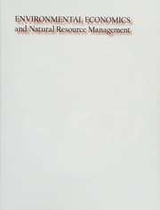 Tapa de Environmental Economics and Natural Resource Management