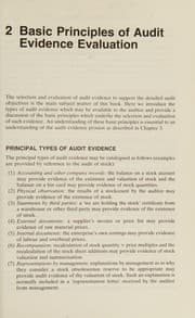 Tapa de The audit evidence process