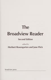 Tapa de The Broadview reader