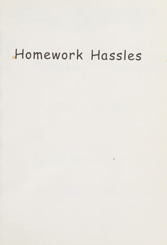 Tapa de Homework hassles