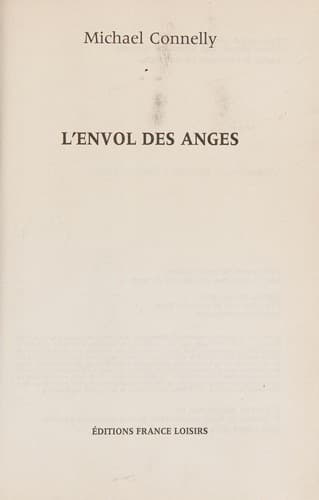 Tapa de L'envol des anges