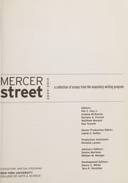 Tapa de Mercer Street, 2009-2010