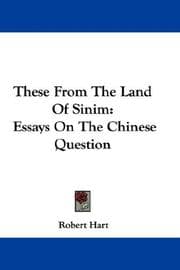 Tapa de These From The Land Of Sinim