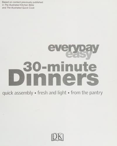 Tapa de Everyday easy 30 minute dinners