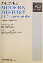 Tapa de A-level modern history