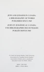 Tapa de Jews and judaism in Canada